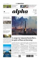 The Japan Times Alpha（ジャパンタイムズアルファ） Vol.69 No.35 表紙