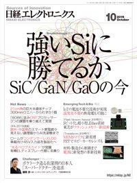 日経エレクトロニクス 2019年09月20日発売号 表紙
