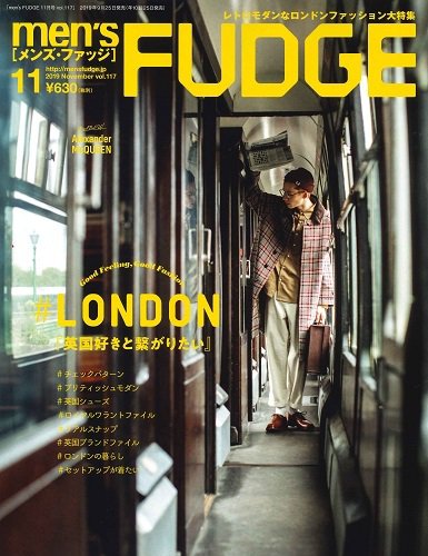 men’s FUDGE（メンズファッジ） 2019年11月号 Vol .117 (発売日2019年09月25日) 表紙