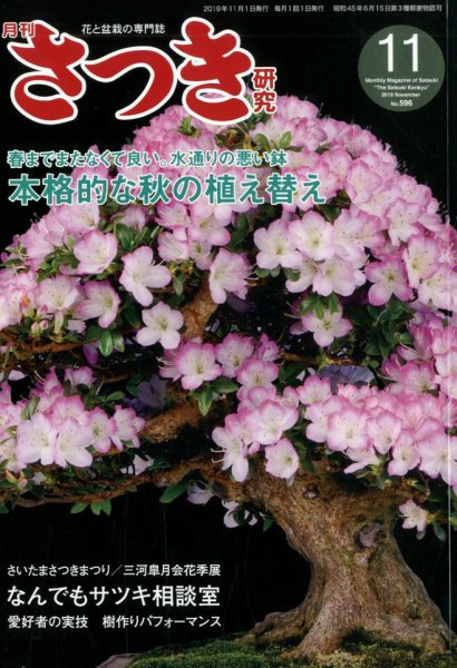 さつき研究 2019年11月号 (発売日2019年10月04日) 表紙