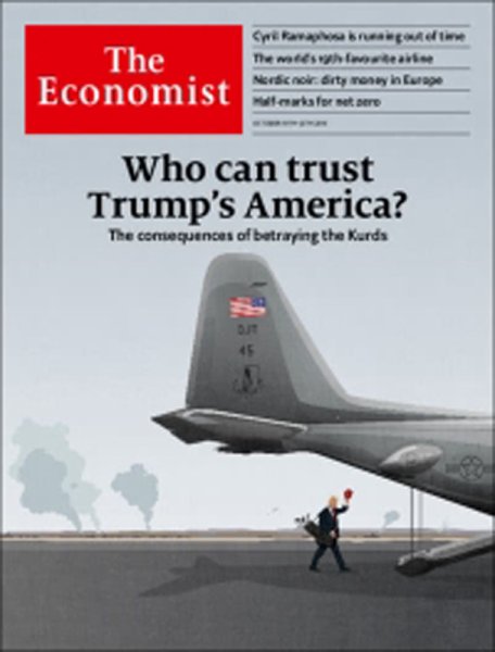 英国The Economist（エコノミスト） 2019年10月19日発売号 表紙
