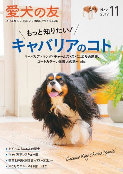 愛犬の友 2019年11月号 (発売日2019年10月25日) 表紙