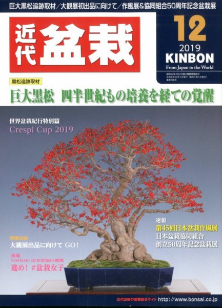 月刊 近代盆栽 2019年12月号 (発売日2019年11月02日) 表紙