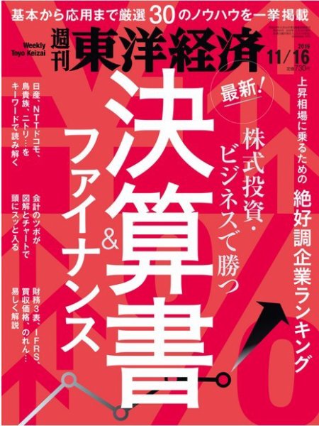 週刊東洋経済 2019年11/16号 (発売日2019年11月11日) 表紙
