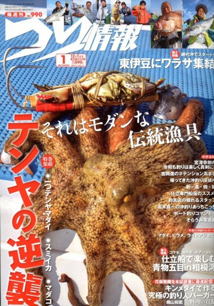 つり情報 2019年12/1号 (発売日2019年11月15日) 表紙