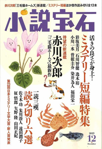 小説宝石 2019年12月号 (発売日2019年11月22日) 表紙