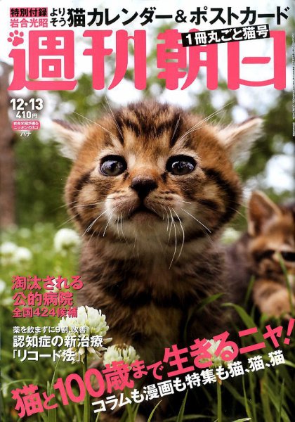 週刊朝日 2019年12/13号 (発売日2019年12月03日) 表紙