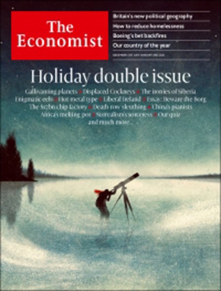 英国The Economist（エコノミスト） 2019年12月21日発売号 表紙