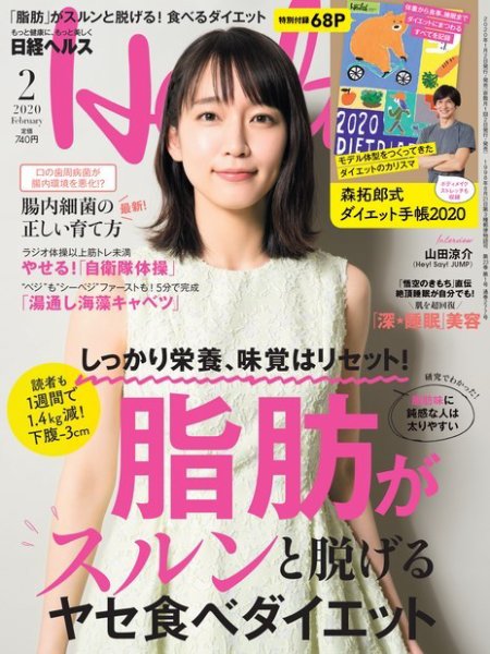 日経ヘルス 2020年2月号 (発売日2019年12月27日) 表紙
