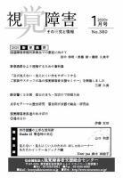【点字版】視覚障害――その研究と情報 No.380 表紙