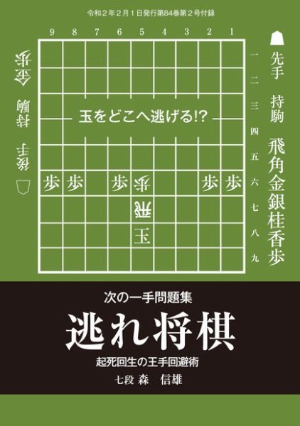 将棋世界 付録 2020年2月号 (発売日2019年12月28日) 表紙