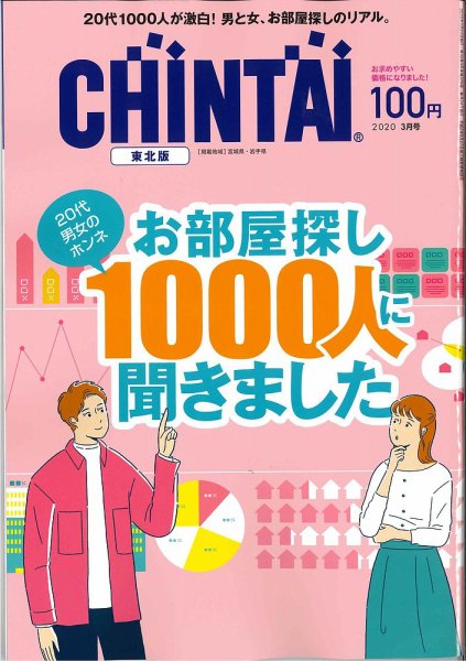 CHINTAI東北版 2020年3月号 (発売日2020年01月24日) 表紙
