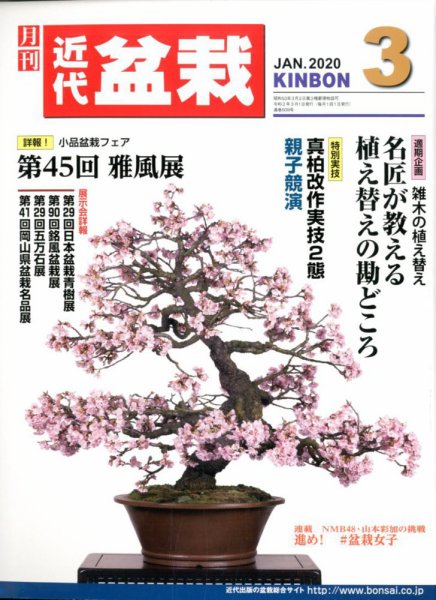 月刊 近代盆栽 2020年3月号 (発売日2020年02月04日) 表紙