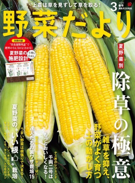 野菜だより 2020年3月号 (発売日2020年02月03日) 表紙