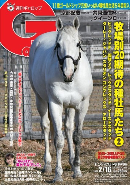 週刊Gallop（ギャロップ） 2020年2月16日号 (発売日2020年02月11日) 表紙