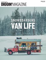DIGGIN’ MAGAZINE  SPECIAL ISSUE SNOWBOARDERS VAN LIFE 表紙