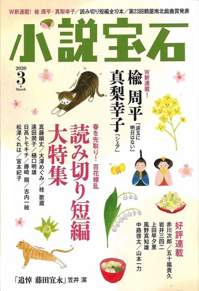小説宝石 2020年3月号 (発売日2020年02月22日) 表紙