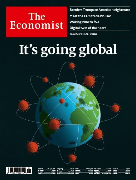 英国The Economist（エコノミスト） 2020年02月29日発売号 表紙
