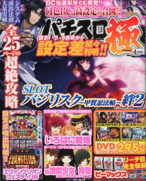 パチスロ必勝本　極 2020年4月号 (発売日2020年02月29日) 表紙