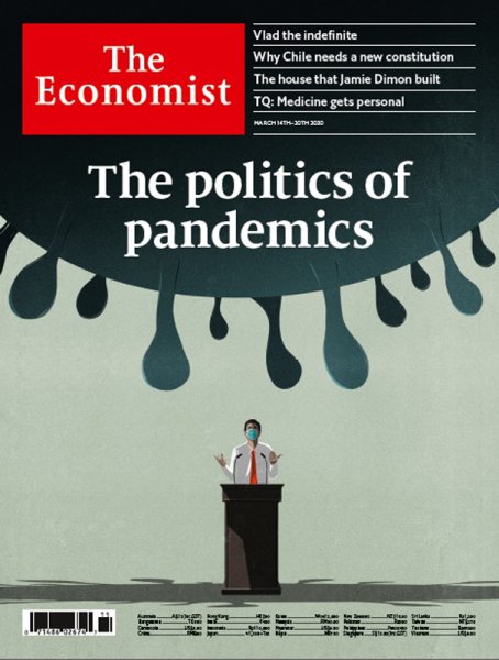 英国The Economist（エコノミスト） 2020年03月14日発売号 表紙