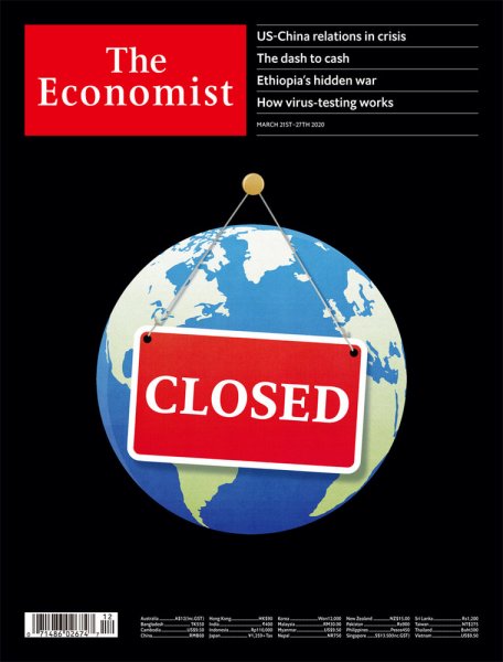 英国The Economist（エコノミスト） 2020年03月21日発売号 表紙