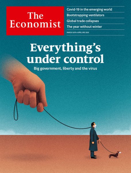 英国The Economist（エコノミスト） 2020年03月28日発売号 表紙