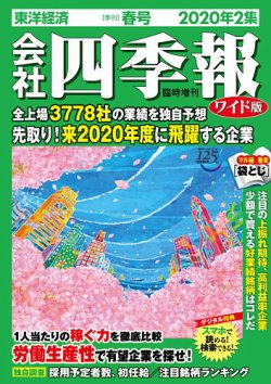 会社四季報 ワイド版 2020年2集・春号 (発売日2020年03月16日) 表紙