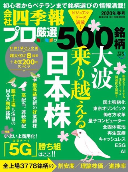 会社四季報 プロ500 2020年4月号 (発売日2020年03月16日) 表紙