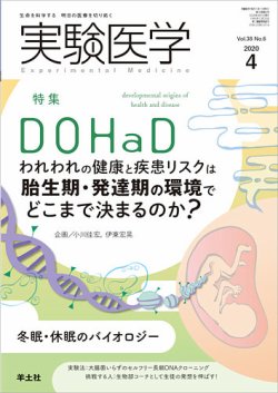 実験医学 Vol.38No.6 (発売日2020年03月20日) 表紙