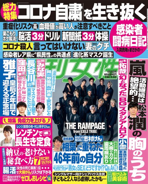 週刊女性 2020年4/28号 (発売日2020年04月14日) 表紙