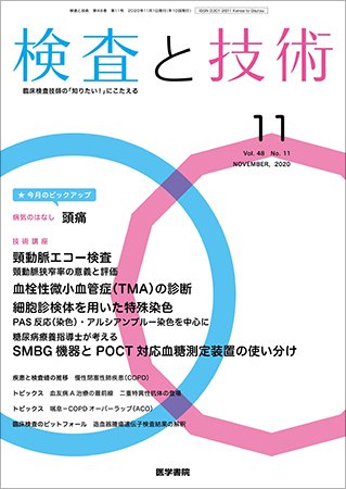 検査と技術 Vol.48 No.11 (発売日2020年11月01日) 表紙