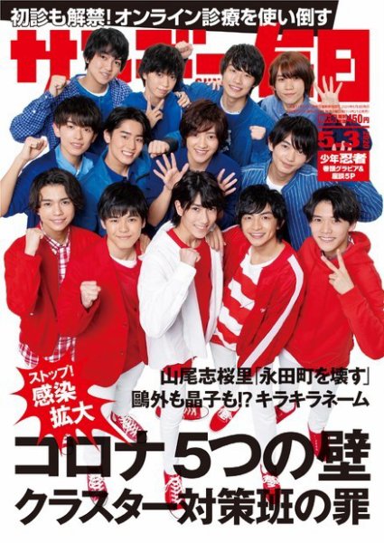 サンデー毎日 2020年5/3号 (発売日2020年04月21日) 表紙