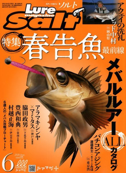 Lure magazine Salt（ルアーマガジンソルト） 2020年6月号 (発売日2020年04月21日) 表紙