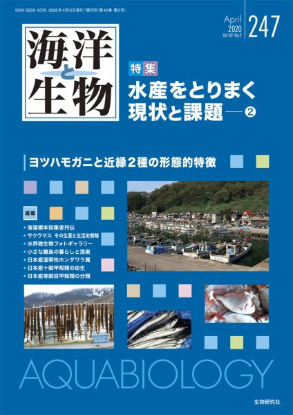 海洋と生物 247号 (発売日2020年04月15日) 表紙