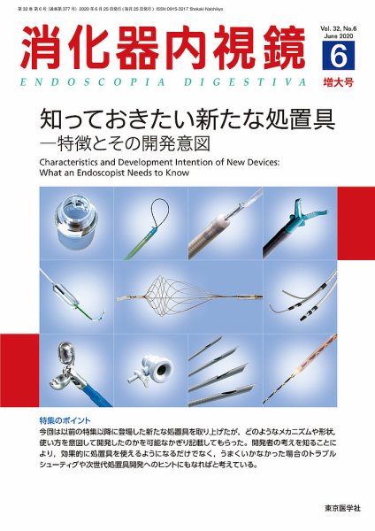 消化器内視鏡 20年6月増大号 (発売日2020年06月25日) 表紙