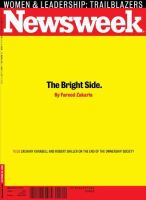 ニューズウィーク英語版 Newsweek Oct 20 2008 表紙
