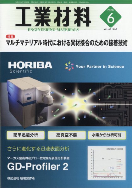 工業材料 2020年6月号 (発売日2020年05月15日) 表紙