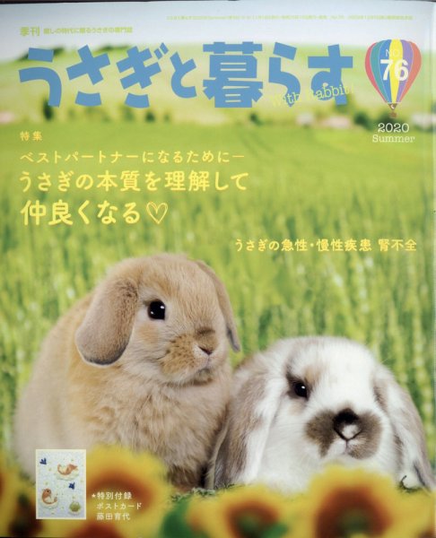 うさぎと暮らす 2020年7月号 (発売日2020年05月19日) 表紙
