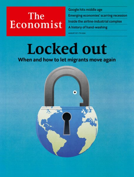 英国The Economist（エコノミスト） 2020年08月01日発売号 表紙