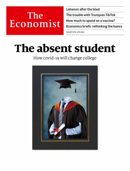 英国The Economist（エコノミスト） 2020年08月08日発売号 表紙