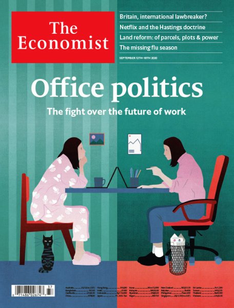 英国The Economist（エコノミスト） 2020年09月12日発売号 表紙
