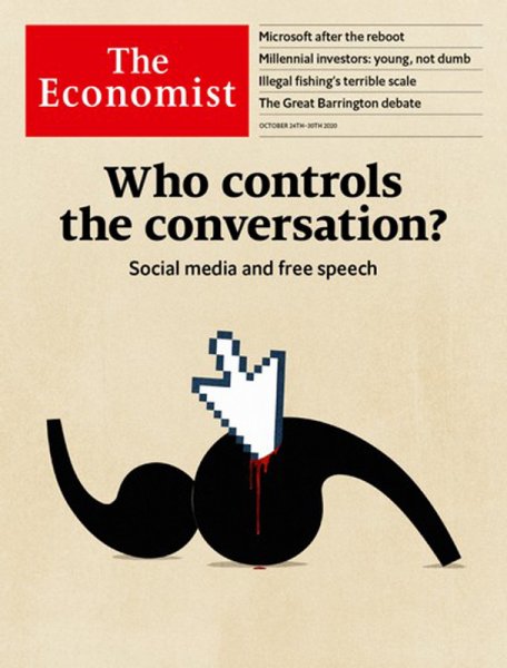 英国The Economist（エコノミスト） 2020年10月24日発売号 表紙