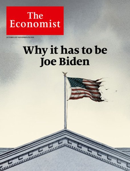 英国The Economist（エコノミスト） 2020年10月31日発売号 表紙