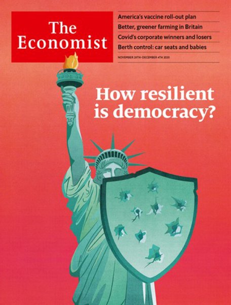英国The Economist（エコノミスト） 2020年11月28日発売号 表紙