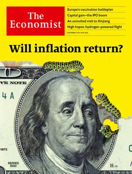 英国The Economist（エコノミスト） 2020年12月12日発売号 表紙