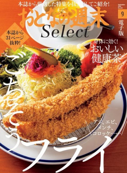 おとなの週末セレクト 「ごちそうフライ＆おいしい健康茶」〈２０２０年９月号〉 (発売日2020年09月15日) 表紙
