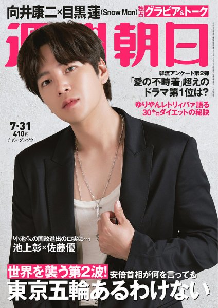 週刊朝日 2020年7/31号 (発売日2020年07月21日) 表紙