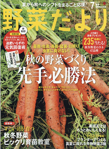 野菜だより 2020年7月号 (発売日2020年06月03日)