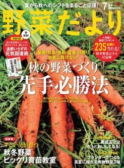 野菜だより 2020年7月号 (発売日2020年06月03日) 表紙