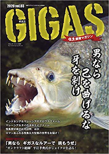 怪魚飼育マガジン GIGAS（ギガス） Vol.3 (発売日2020年01月31日) 表紙